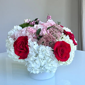 Reds and White Florals - Eve & Auburn